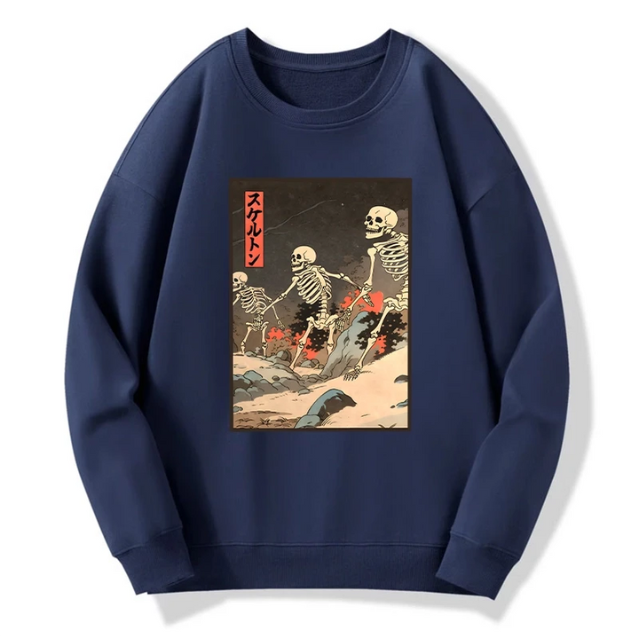 Japanese Rising Skeletons Sweatshirt