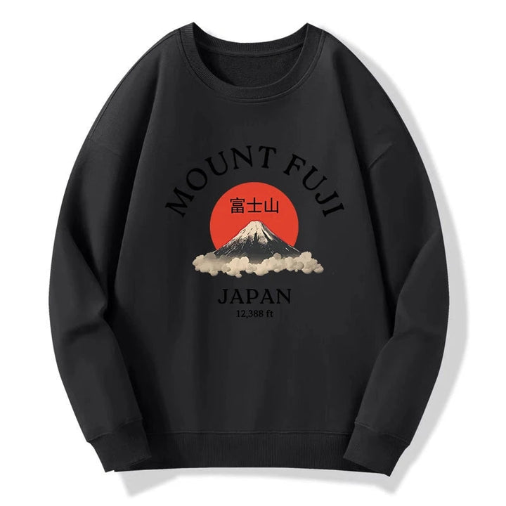 Japan Mount Fuji Sun Unisex Sweatshirt