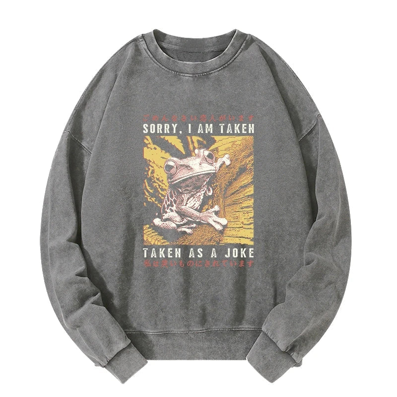 The Tragic Frog Japanese Washed Sweatshirt
