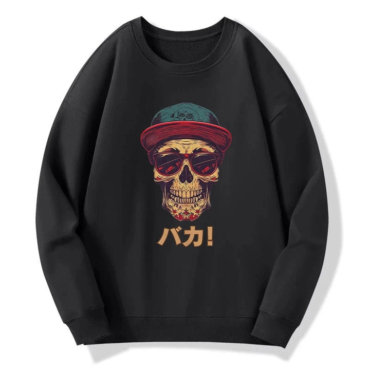 Fashion Skull Japanese Sweatshirt