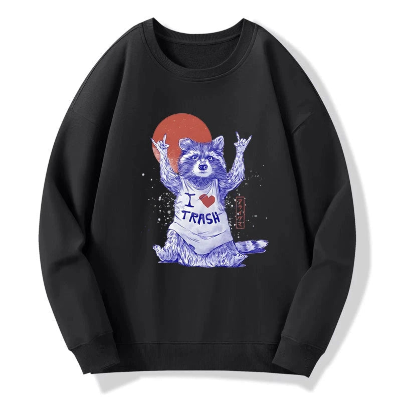 I love Trash Sweatshirt
