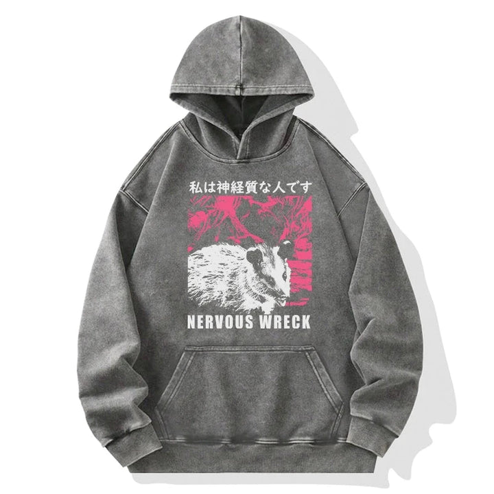 Nervous Wreck Washed Hoodie