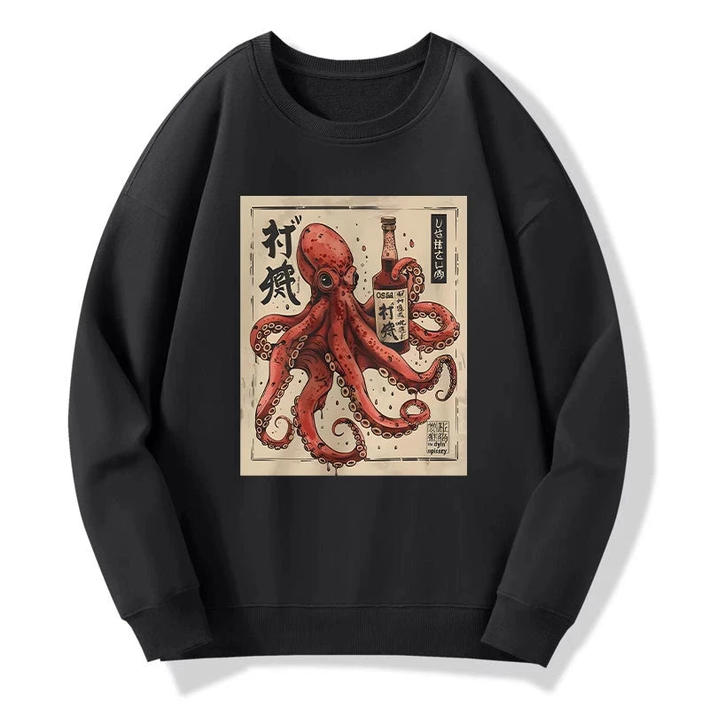 Osaka Sak¨¦ Octopus Sweatshirt