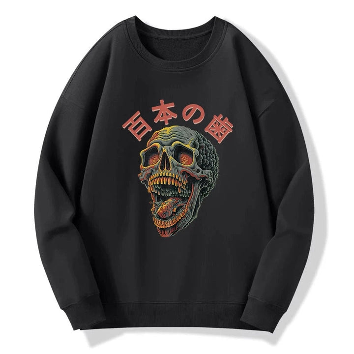 Terrifying And Disgusting Skull Sweatshirt