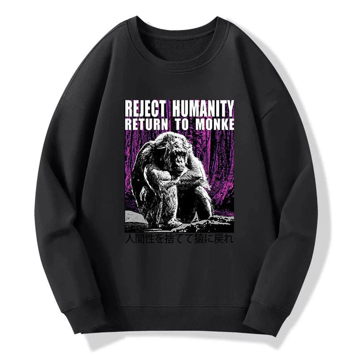 Reject Humanity Return To Monkey Japan Sweatshirt