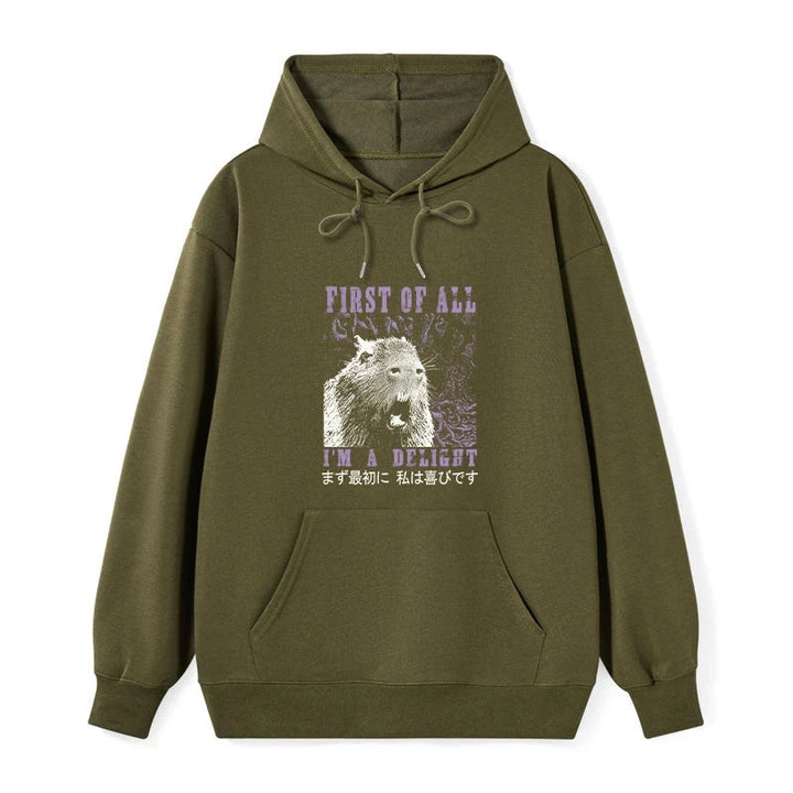First Of All I'm A Delight Classic Hoodie