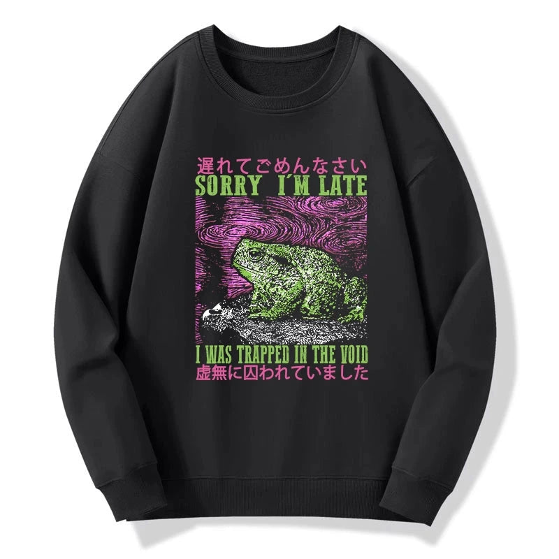 A Frog In Distress Japanese Sweatshirt