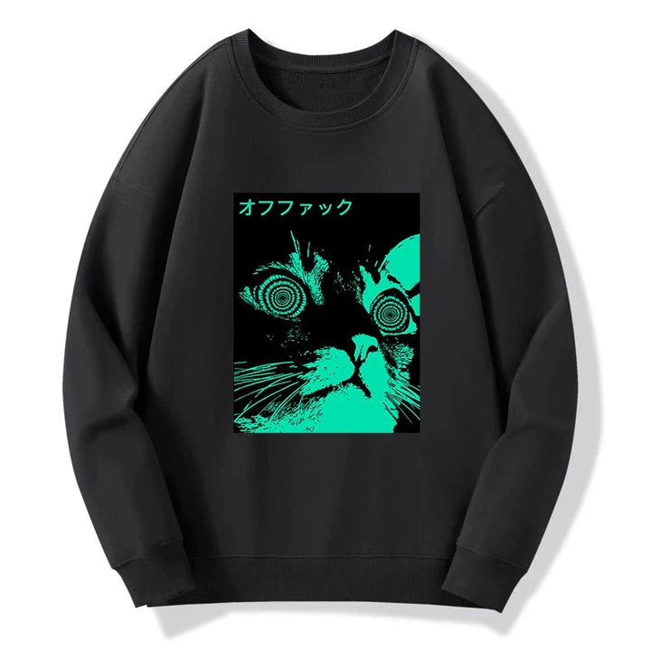 Cool Cat Japanese Sweatshirt