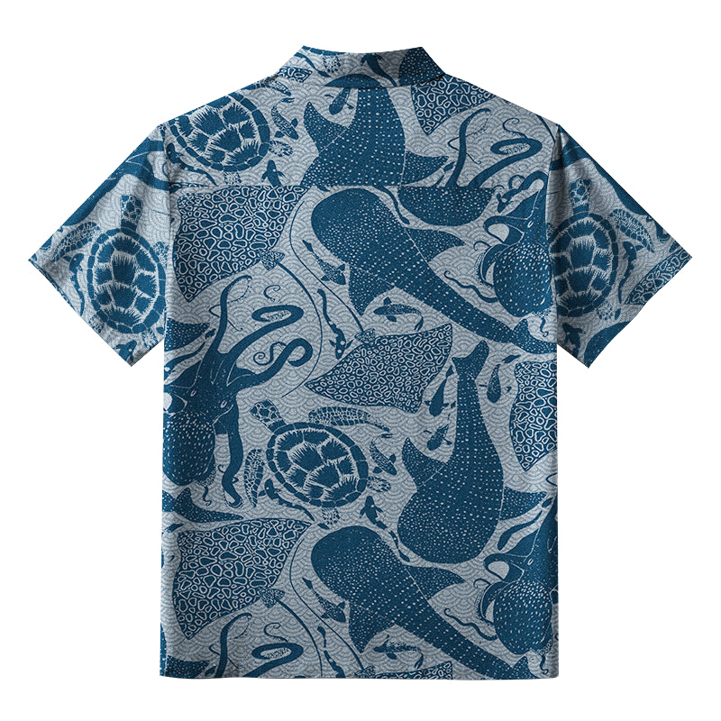Marine Life Aloha Hawaiian Shirt
