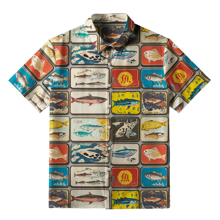 Vintage Fish Collection Button-up Shirt