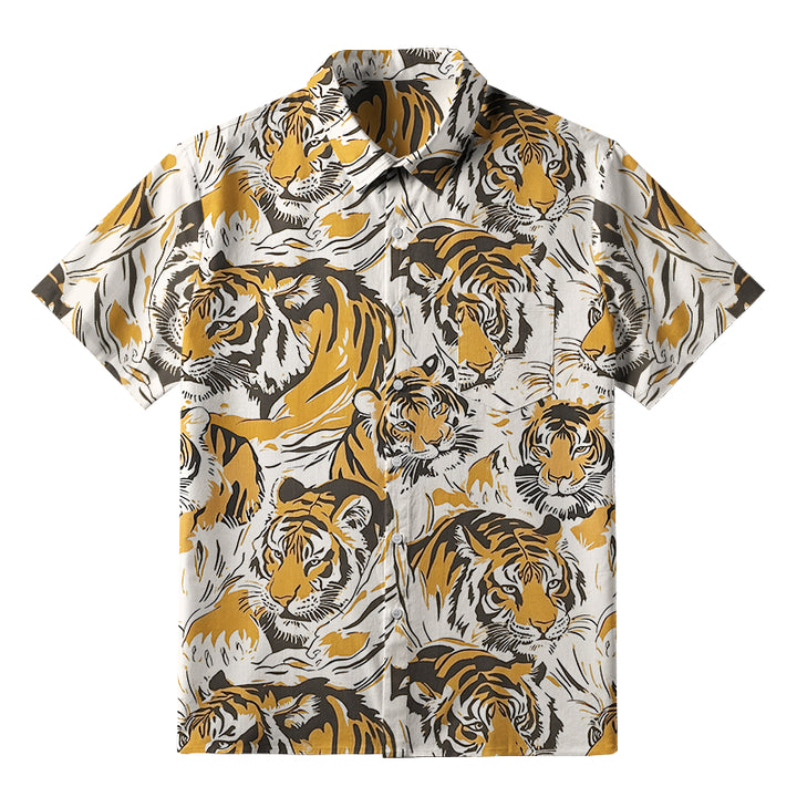 Wild Tiger Button-up Shirt