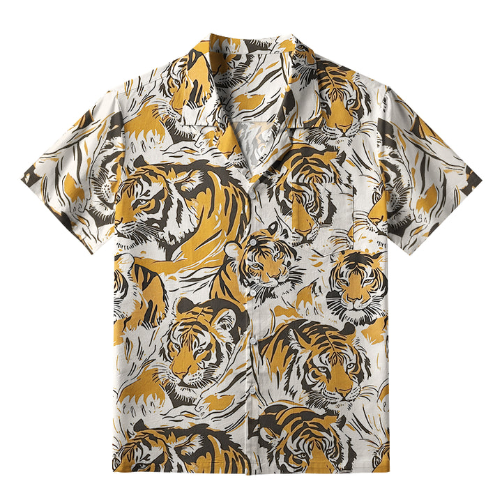 Wild Tiger Aloha Hawaiian Shirt