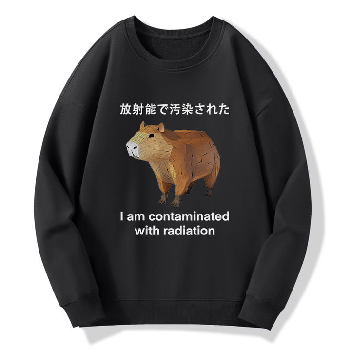 Capybara Contaminated By Radiation Sweatshirt