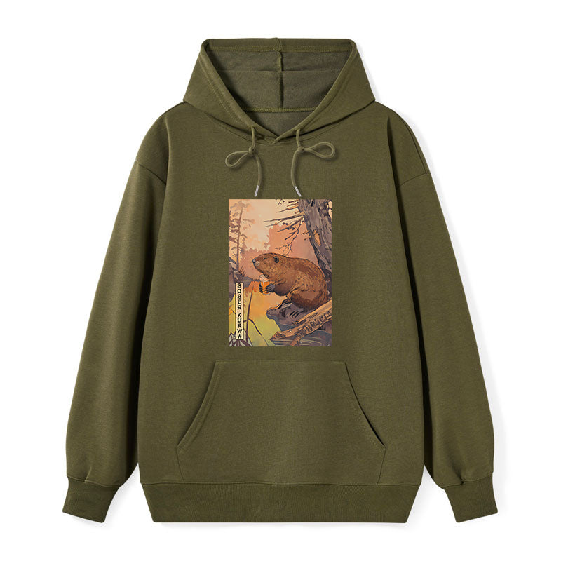 Beaver By The River Classic Hoodie