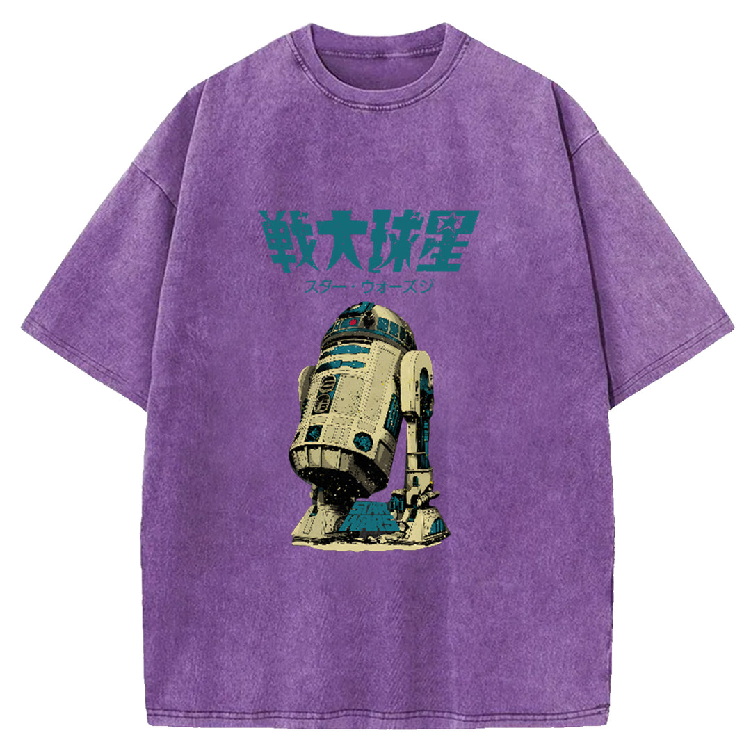 Star Wars Vintage Japanese Washed Crew Neck T-Shirt