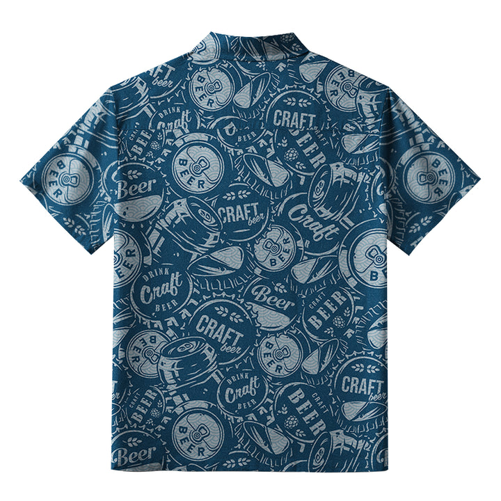 Craft Beer Aloha Hawaiian Shirt
