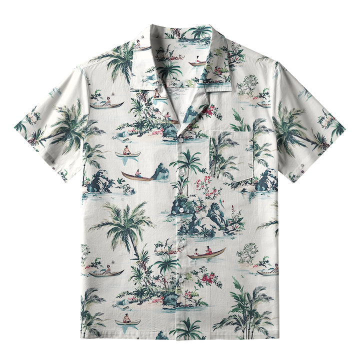 Tropical Scenery Aloha Hawaiian Shirt