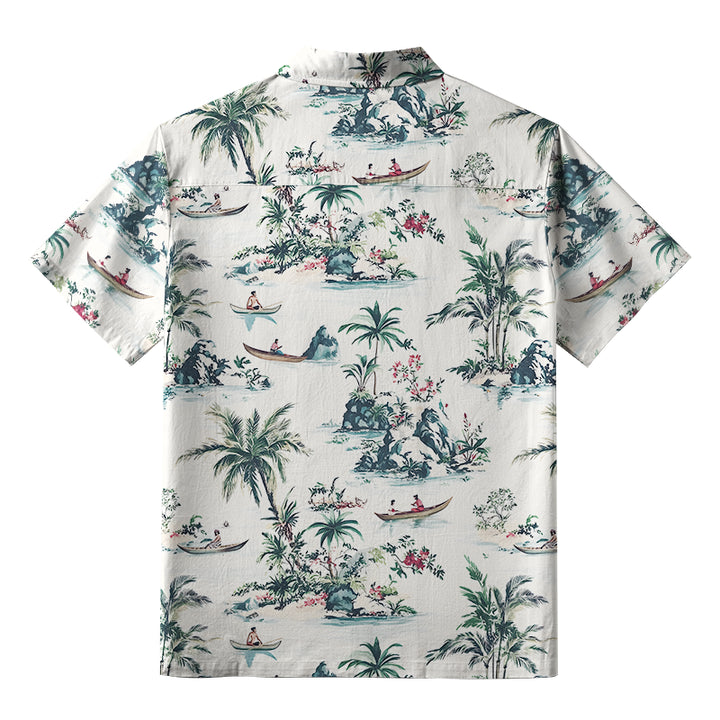Tropical Scenery Button-up Shirt