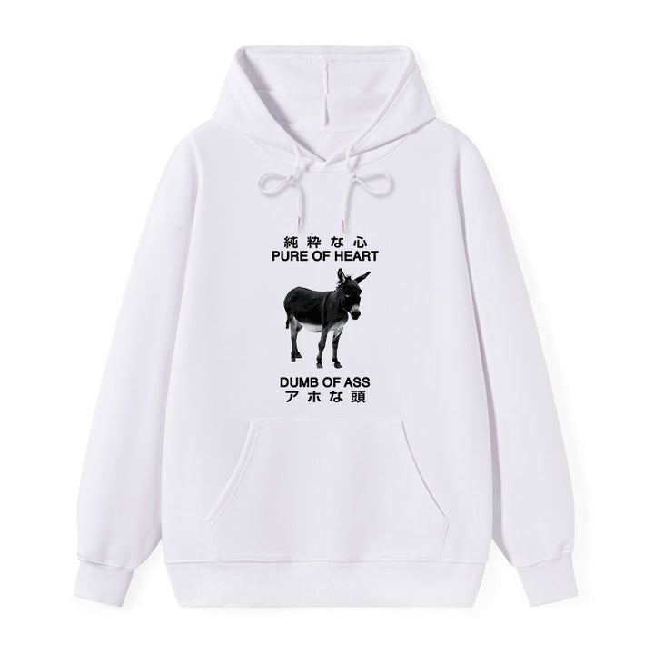 Pure Of Heart Dumb Of Ass Classic Hoodie