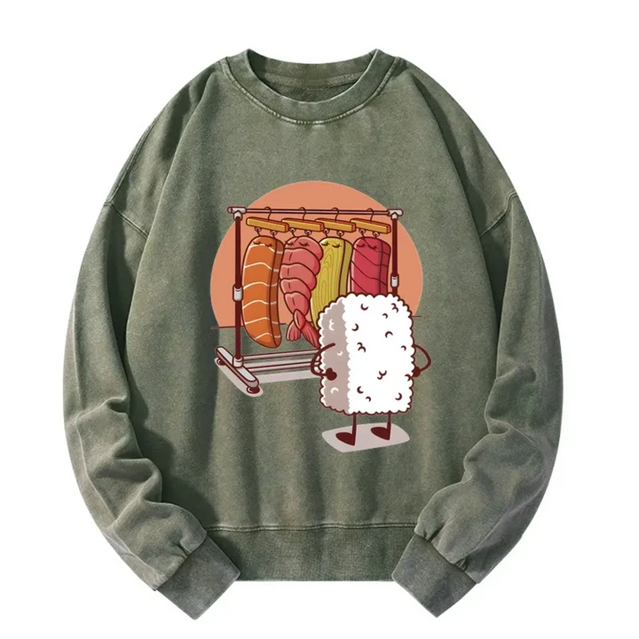 Which One Should I Wear Today Washed Sweatshirt