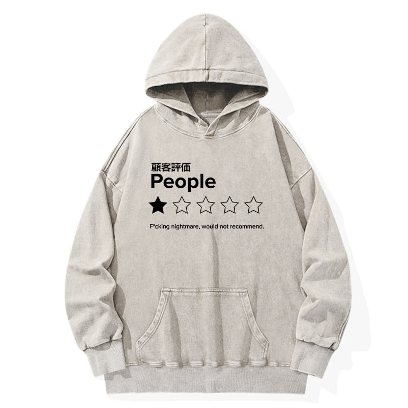 Evaluation People Washed Hoodie