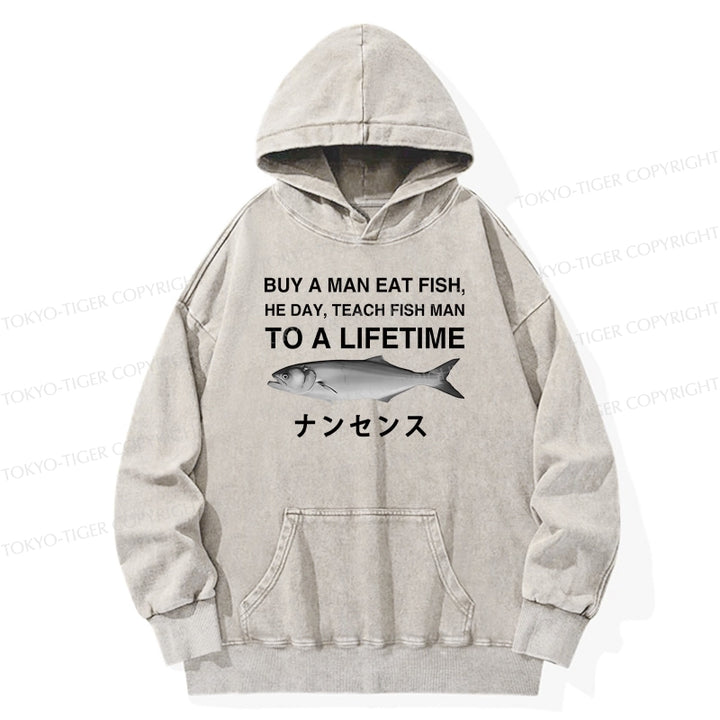 Funny To A Lifetime Washed Hoodie