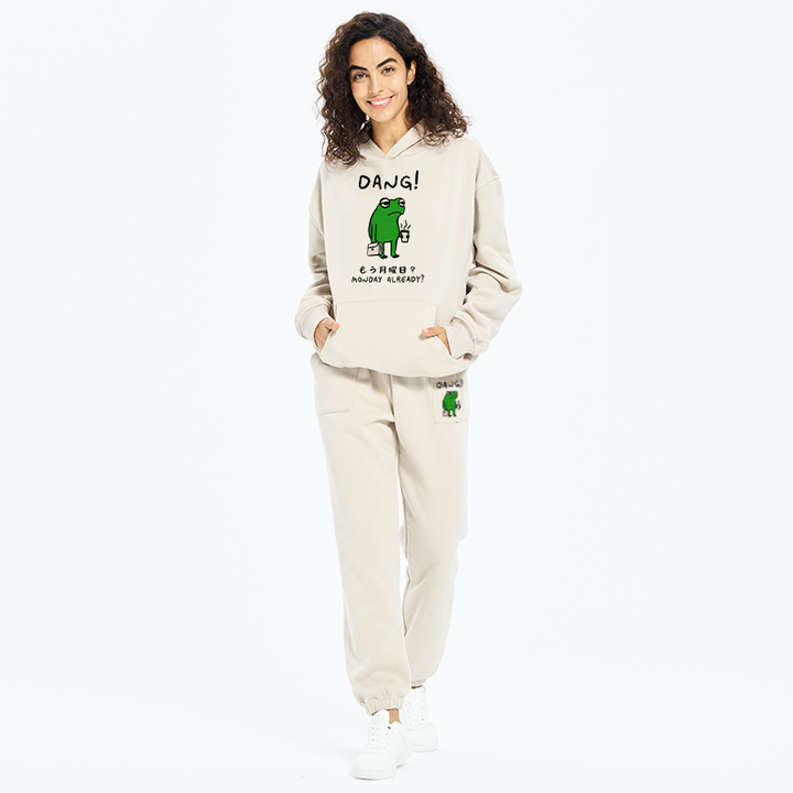 Is It Already Monday Fleece Lined Hoodie Set