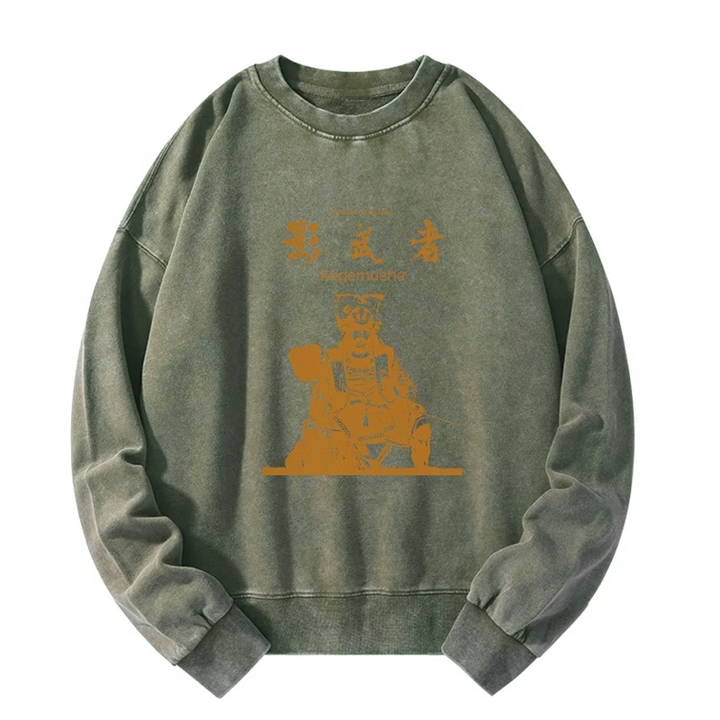 Japanese Shadow Samurai Washed Sweatshirt