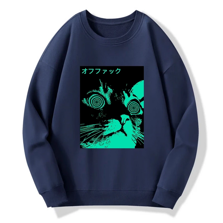Cool Cat Japanese Sweatshirt