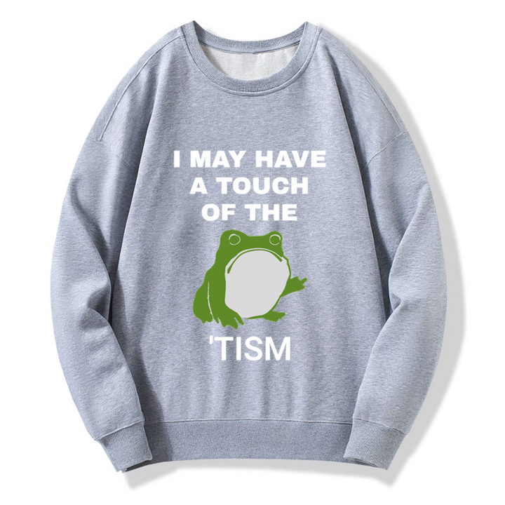 Funny Frog Flipping The Bird Sweatshirt
