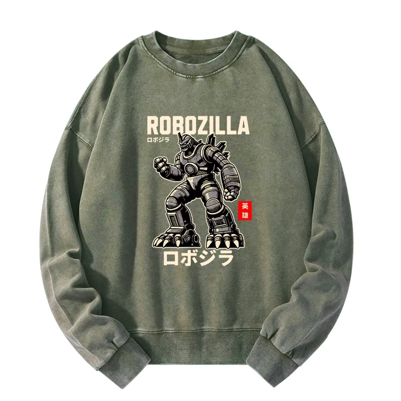 RoboZilla Manga Japanese Washed Sweatshirt