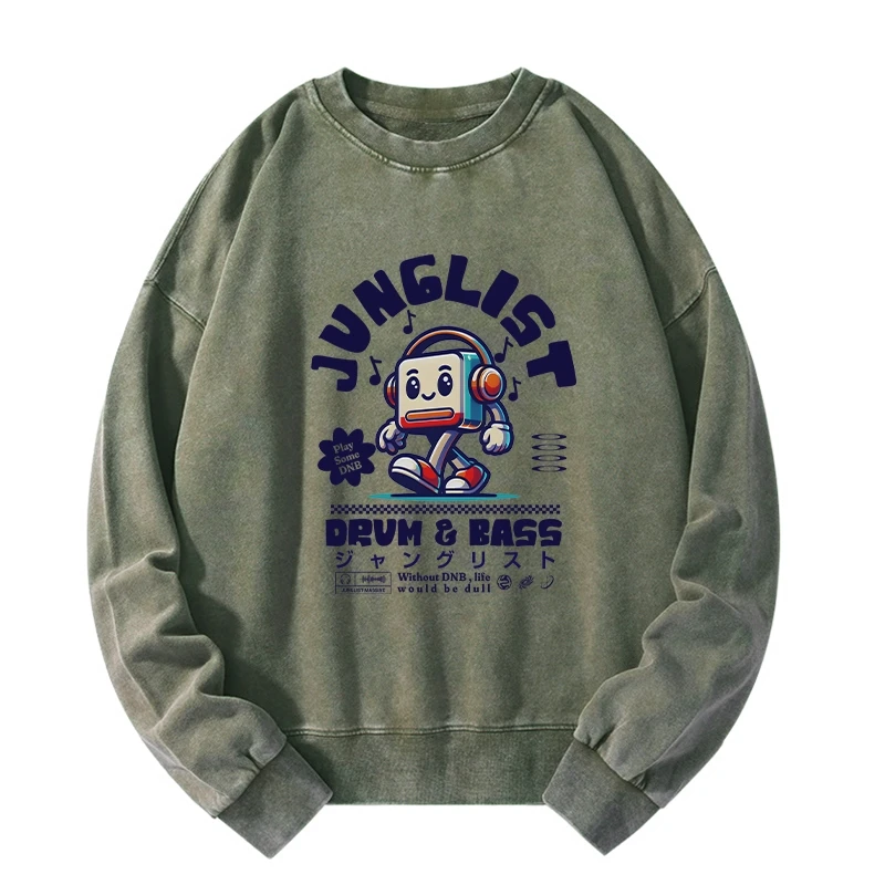 Junglist DNB Japan Washed Sweatshirt