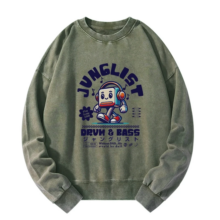 Junglist DNB Japan Washed Sweatshirt