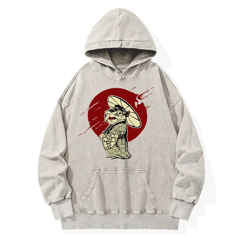 Frog Monster Washed Hoodie
