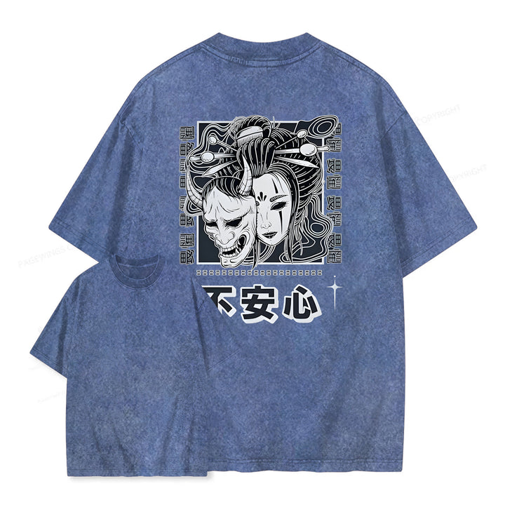 Japanese Monster Washed Crew Neck T-Shirt