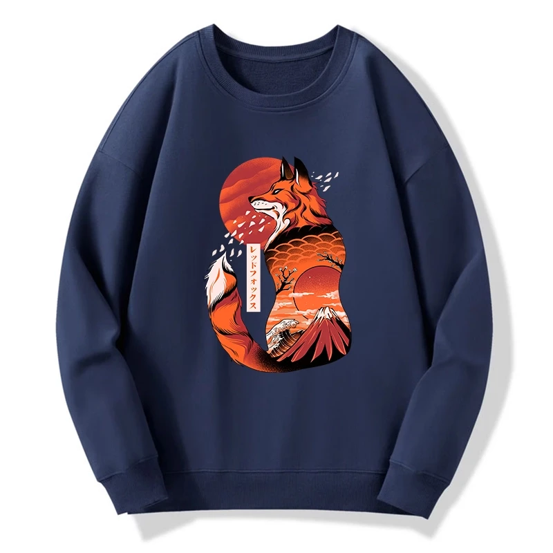 Japanese Fox KitsuneTattoo Sweatshirt