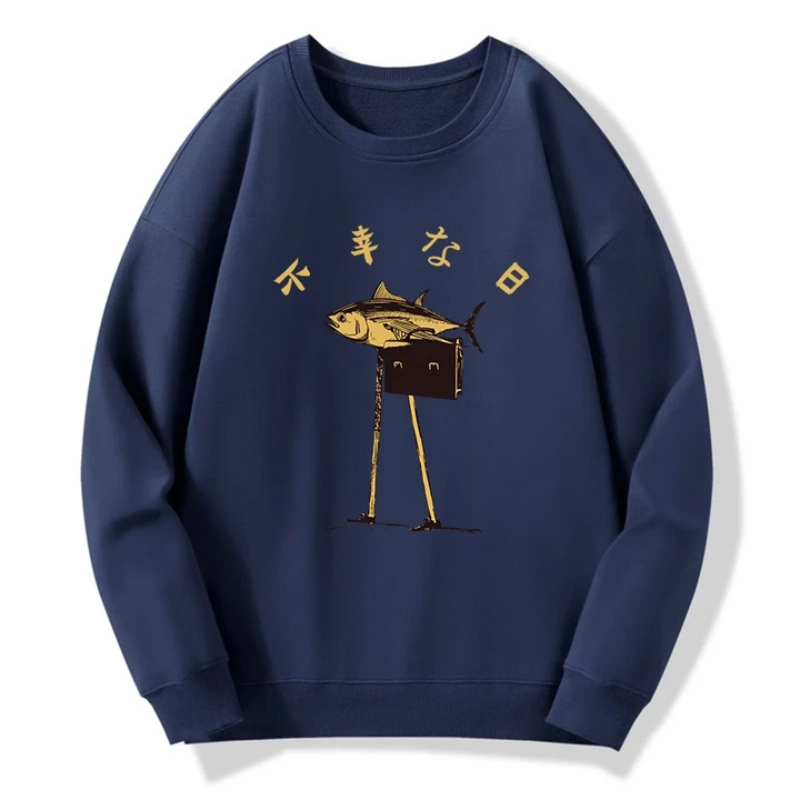 Unlucky Fish Japanese Sweatshirt