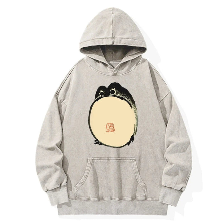 Grumpy Frog Japanese Washed Hoodie