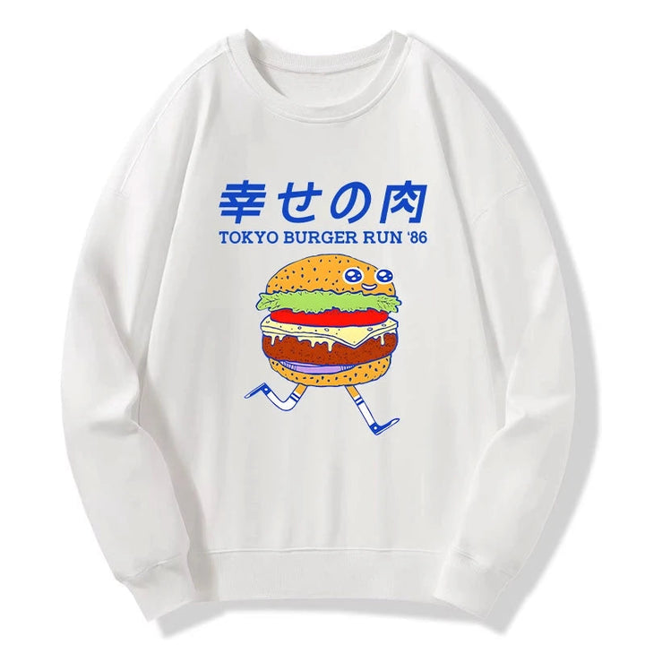 Tokyo Burger Run Japanese Sweatshirt