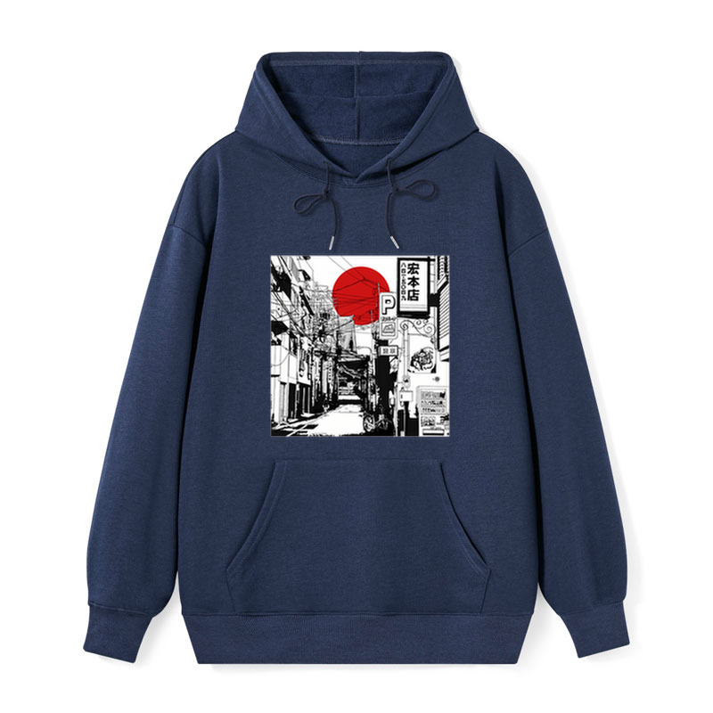 Sunrise On The Street Classic Hoodie