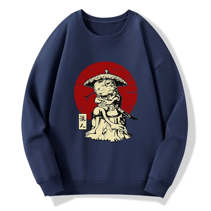 Rounin Japanese Frog Samurai Sweatshirt