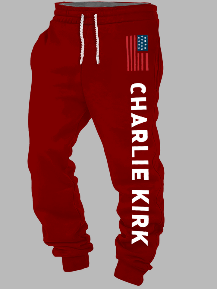 Charlie Kirk Freedom Men's Casual Pants