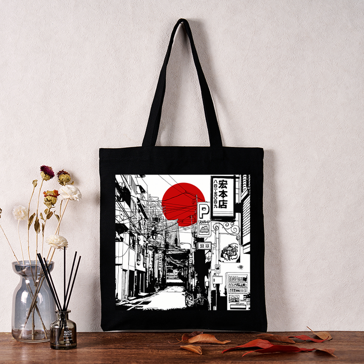 Sunrise On The Street Tote Bag