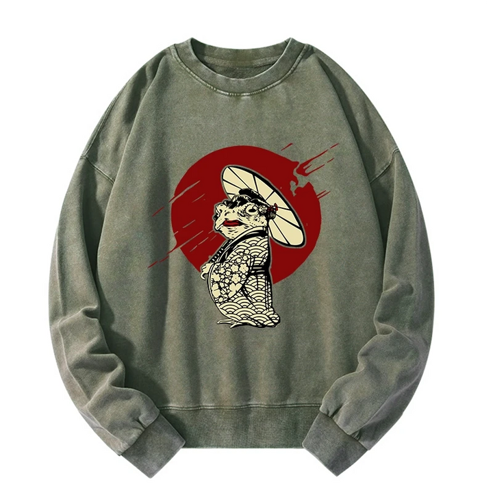 Frog Monster Washed Sweatshirt