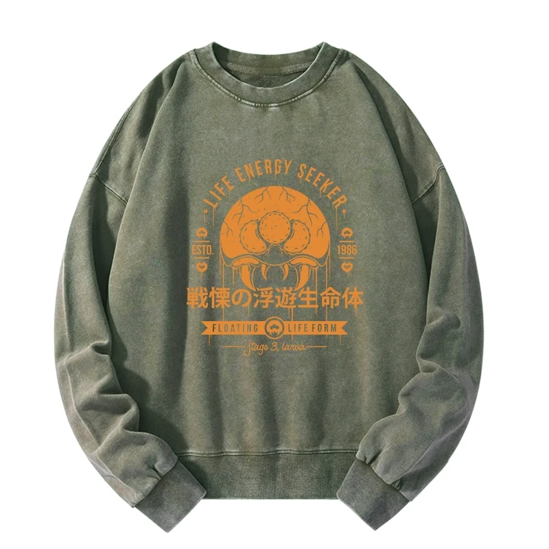 The Dangerous Larva Washed Sweatshirt