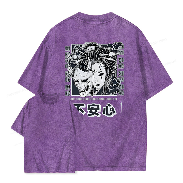 Japanese Monster Washed Crew Neck T-Shirt