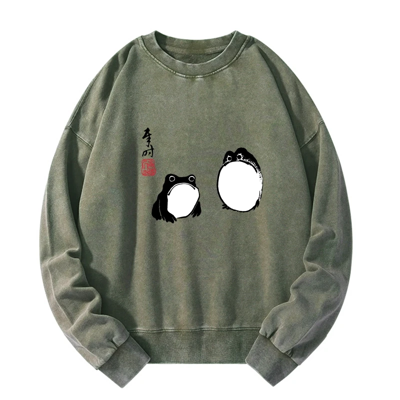 Matsumoto Hoji Frogs Japan Washed Sweatshirt