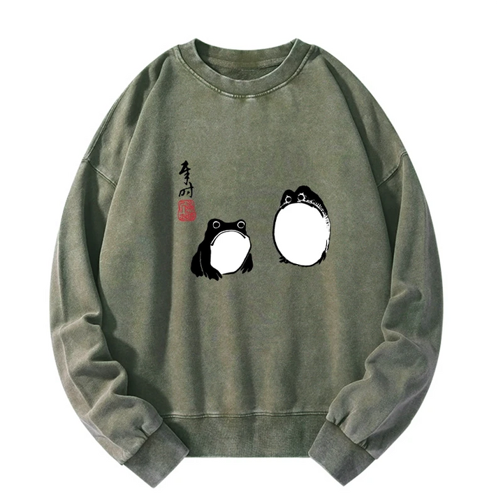 Matsumoto Hoji Frogs Japan Washed Sweatshirt