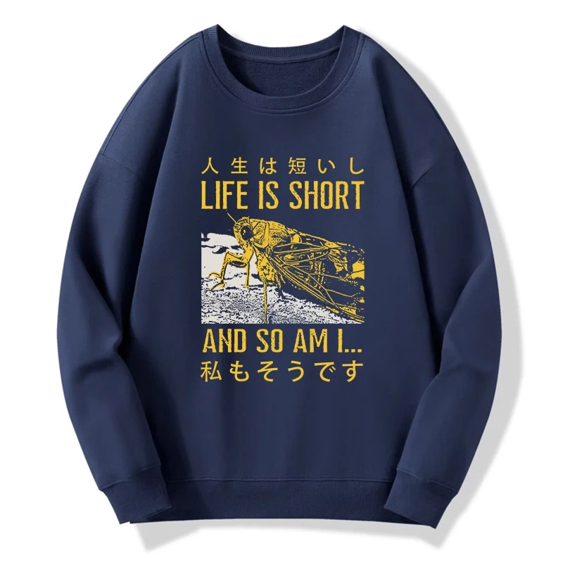 A Grasshopper With A Short Life Sweatshirt