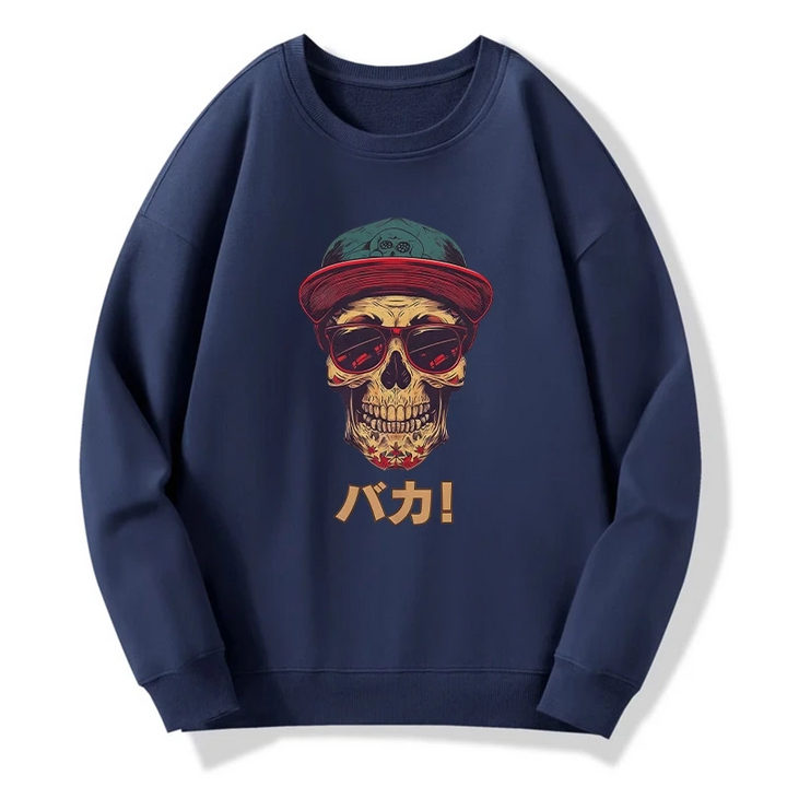 Fashion Skull Japanese Sweatshirt